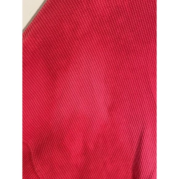 VTG Marithe Francois Girbaud Long Sleeve Distressed Grudge Red Crewneck Sz XXXL - Picture 8 of 12